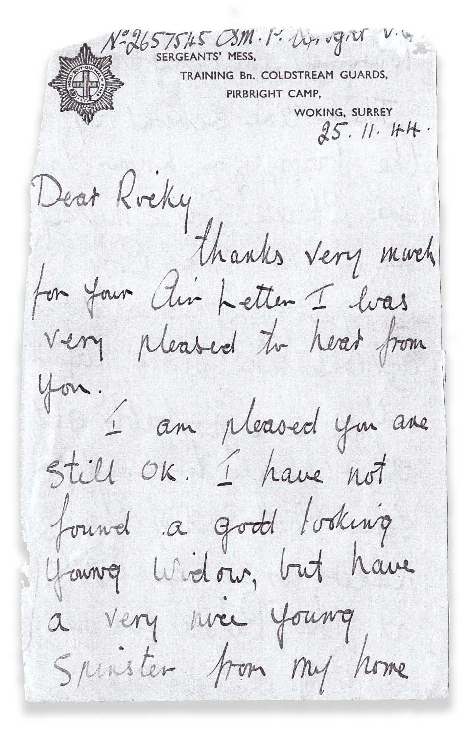 misty letter page 1